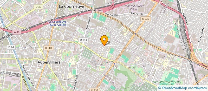localisation de l'entreprise SOCIETE NOUVELLE BOULANGERIE NAVARRO à AUBERVILLIERS