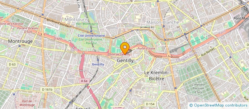 localisation de l'entreprise SOCIETE NOUVELLE BRISSIAUD à GENTILLY