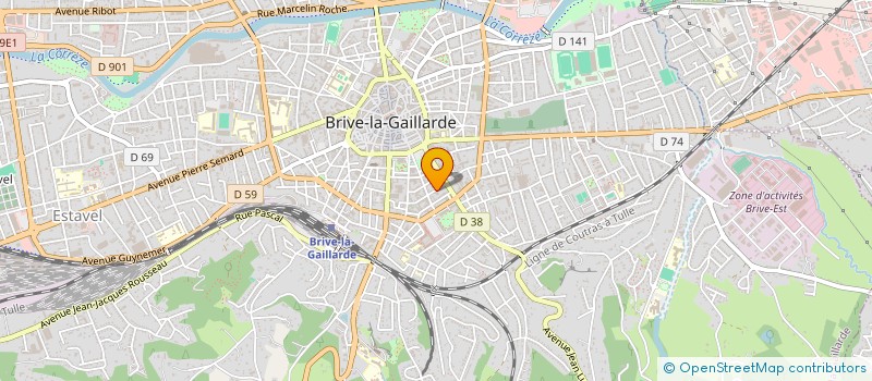 localisation de l'entreprise SOCIETE NOUVELLE BRIVE ELECTRICITE à BRIVE-LA-GAILLARDE