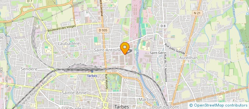 localisation de l'entreprise SOCIETE NOUVELLE BROMEPY à TARBES