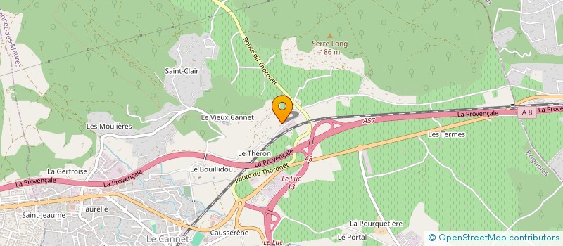 localisation de l'entreprise SOCIETE NOUVELLE BSR à LE CANNET-DES-MAURES