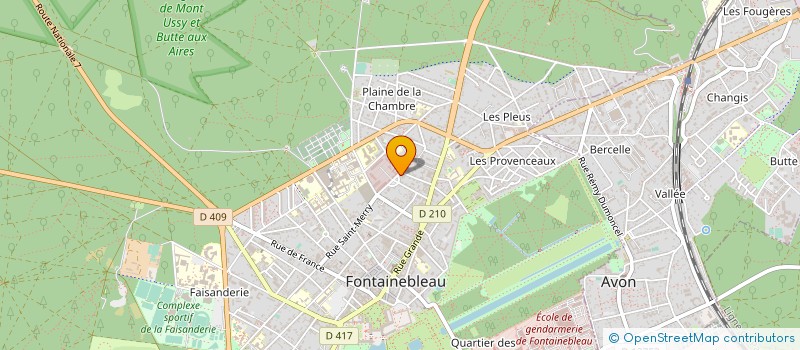 localisation de l'entreprise SOCIETE NOUVELLE BUICHE FOURNITURE AUTO à FONTAINEBLEAU