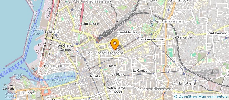 localisation de l'entreprise SOCIETE NOUVELLE CALENDAL  MARSEILLE