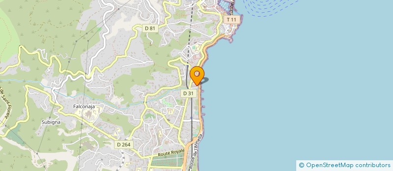 localisation de l'entreprise SOCIETE NOUVELLE CARROSSERIE CECCARELLI à BASTIA