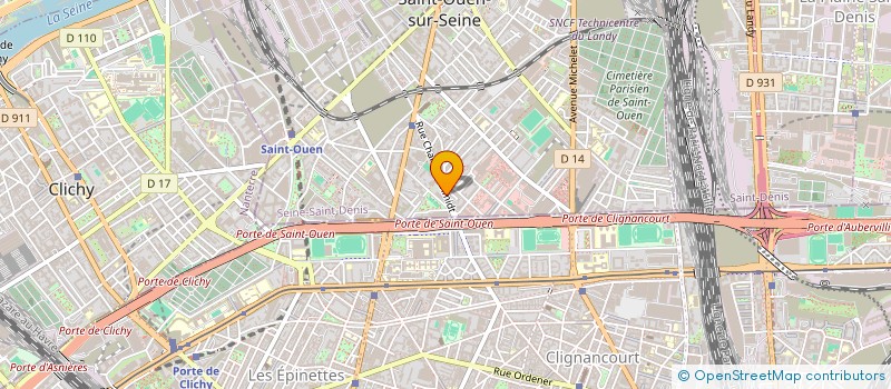localisation de l'entreprise SOCIETE NOUVELLE CARROSSERIE MARTINS à SAINT-OUEN-SUR-SEINE