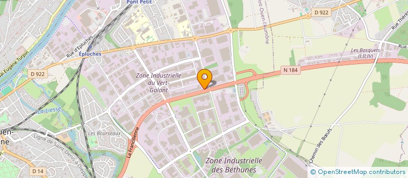 localisation de l'entreprise SOCIETE NOUVELLE CARROSSERIE QUENTIN à SAINT-OUEN-L'AUMONE