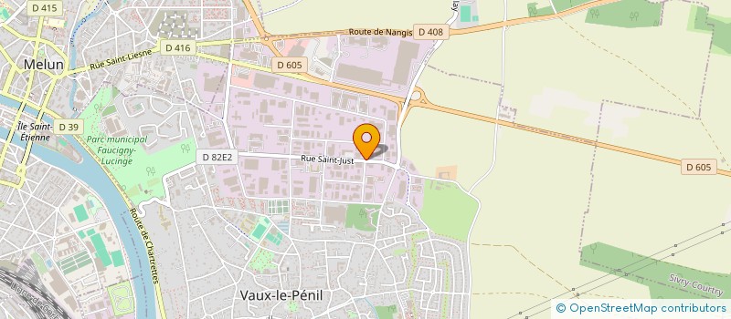 localisation de l'entreprise SOCIETE NOUVELLE CASAGRANDE à VAUX-LE-PENIL