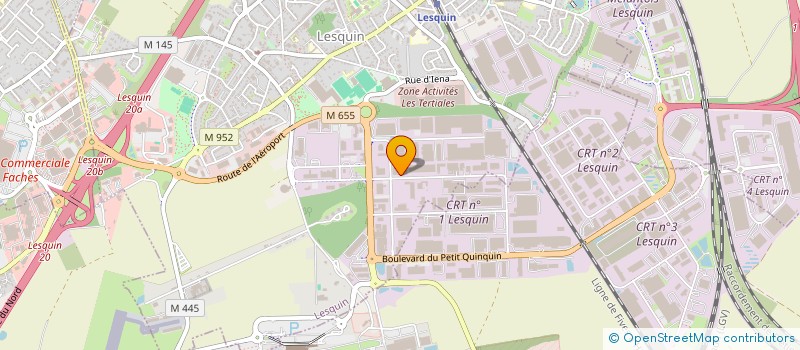 localisation de l'entreprise SOCIETE NOUVELLE CENT POUR CENT EXPRESS à LESQUIN