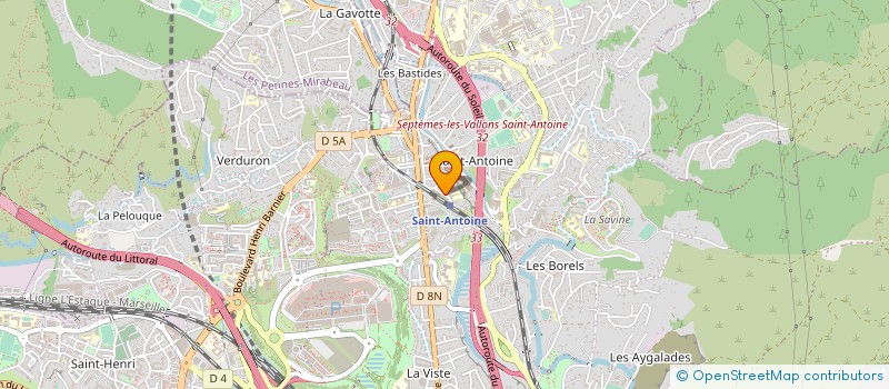 localisation de l'entreprise SOCIETE NOUVELLE CHABAS TP à MARSEILLE