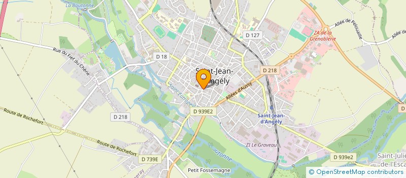 localisation de l'entreprise SOCIETE NOUVELLE CHARENTAISE  SAINT-JEAN-D'ANGELY