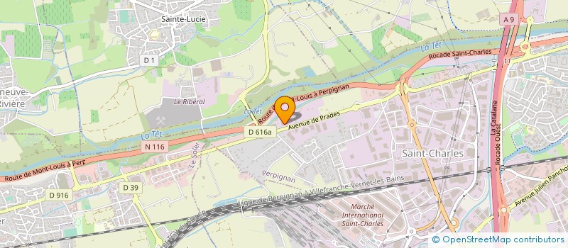 localisation de l'entreprise SOCIETE NOUVELLE CIAM  PERPIGNAN