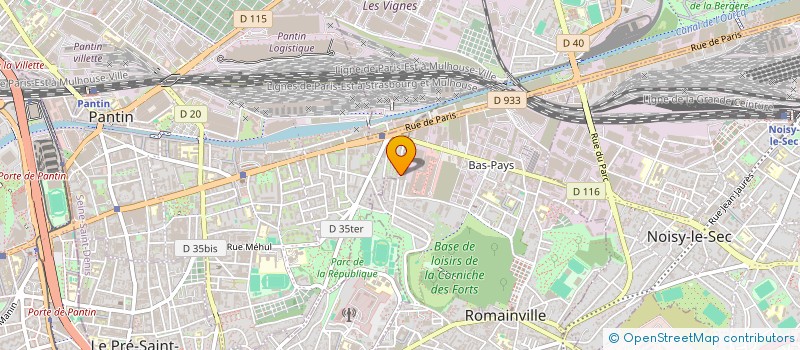 localisation de l'entreprise SOCIETE NOUVELLE COMMERCE ET DE SERVICES à ROMAINVILLE
