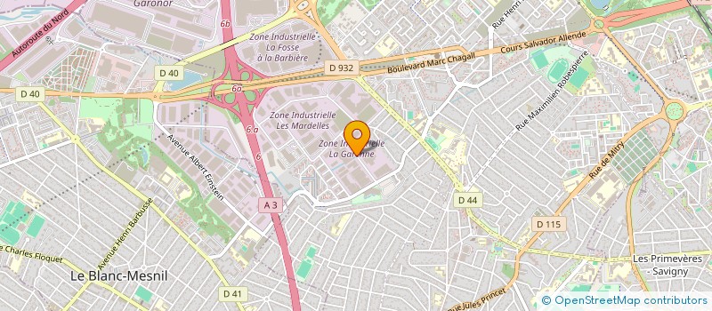 localisation de l'entreprise SOCIETE NOUVELLE CORNU EMBALLEURS à AULNAY-SOUS-BOIS