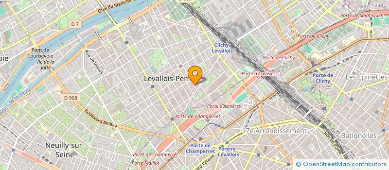 localisation de l'entreprise SOCIETE NOUVELLE CORTAILLOD à LEVALLOIS-PERRET
