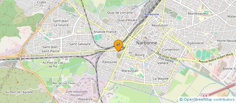 localisation de l'entreprise SOCIETE NOUVELLE CUISINE D'AUTREFOIS  NARBONNE