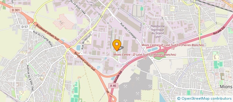 localisation de l'entreprise SOCIETE NOUVELLE CUSSAC à CORBAS