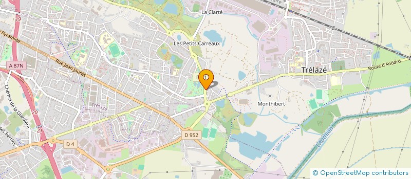 localisation de l'entreprise SOCIETE NOUVELLE D'ACCESSOIRES MACHINES OUTILS  TRELAZE