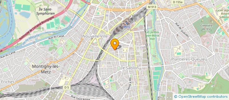 localisation de l'entreprise SOCIETE NOUVELLE D'APPLICATION à METZ