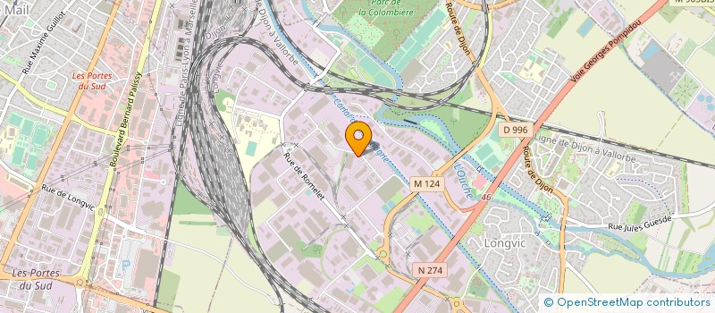 localisation de l'entreprise SOCIETE NOUVELLE D'ARTICLES DE BUREAUX  LONGVIC