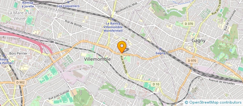 localisation de l'entreprise SOCIETE NOUVELLE D'ASSURANCES  VILLEMOMBLE