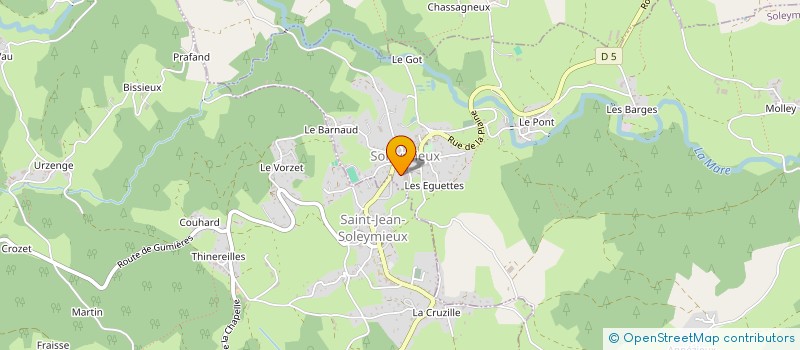 localisation de l'entreprise SOCIETE NOUVELLE D'ELECTRICITE ET DE MECANIQUE EN ABREGE : SNEM à SOLEYMIEUX
