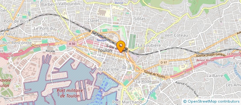 localisation de l'entreprise SOCIETE NOUVELLE D ENTREPOSAGE  TOULON