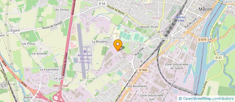 localisation de l'entreprise SOCIETE NOUVELLE D'ENTREPRISES ELECTRIQUES SN2E à MACON