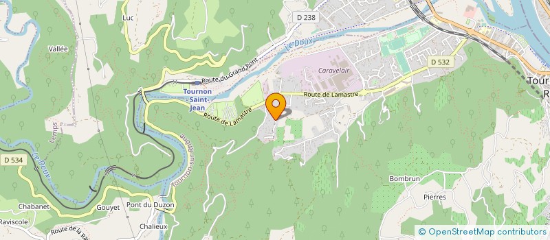 localisation de l'entreprise SOCIETE NOUVELLE D EXPANSION à TOURNON-SUR-RHONE