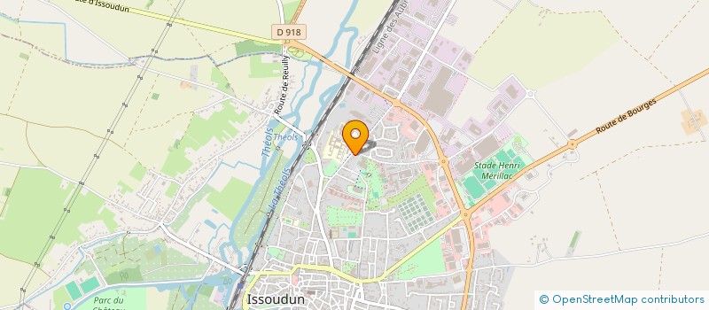 localisation de l'entreprise SOCIETE NOUVELLE D'EXPLOITATION DES ETABLISSEMENTS LANGER MICHEL ET CIE à ISSOUDUN