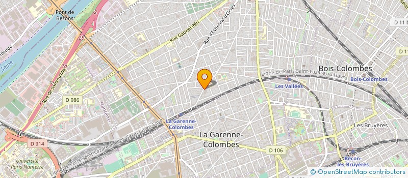 localisation de l'entreprise SOCIETE NOUVELLE D EXPLOITATION G MALLET  COLOMBES
