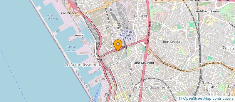 localisation de l'entreprise SOCIETE NOUVELLE D EXPLOITATION NACQUI HYPRO à MARSEILLE