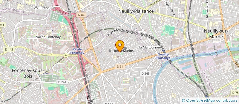 localisation de l'entreprise SOCIETE NOUVELLE D'IMPRESSIONS GENDRE  LE PERREUX-SUR-MARNE