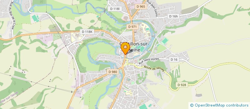 localisation de l'entreprise SOCIETE NOUVELLE D'IMPRIMERIE  CHATILLON-SUR-SEINE