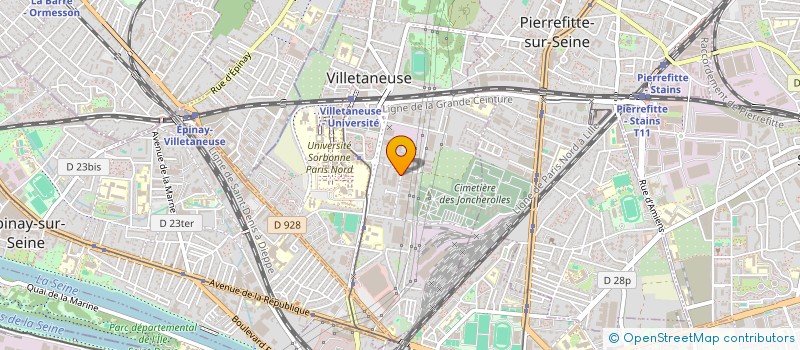 localisation de l'entreprise SOCIETE NOUVELLE D'USINAGE DE PRECISION  VILLETANEUSE