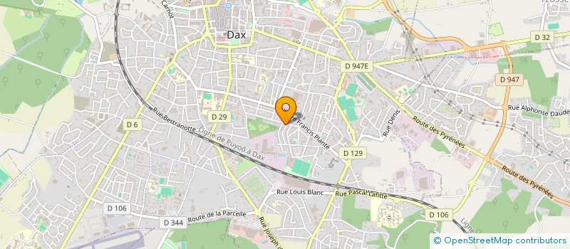 localisation de l'entreprise SOCIETE NOUVELLE DACQUOISE DES BOIS à DAX