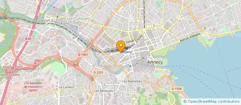 localisation de l'entreprise SOCIETE NOUVELLE DAL BO à ANNECY