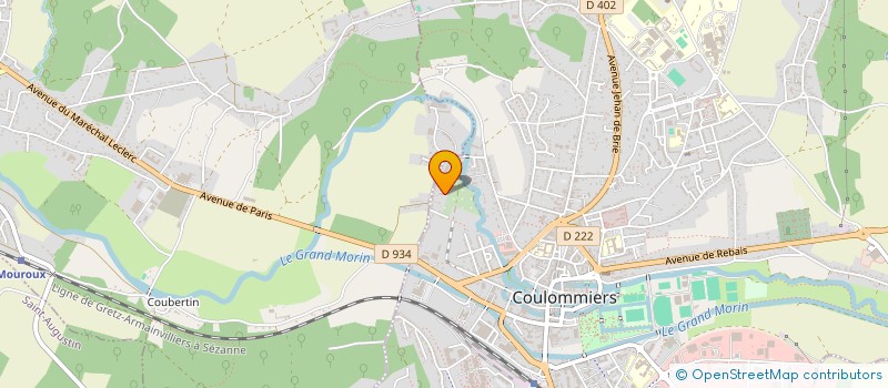 localisation de l'entreprise SOCIETE NOUVELLE DAUSSE à COULOMMIERS