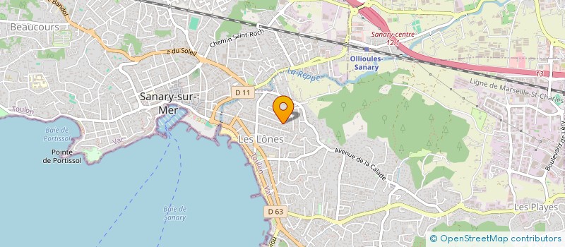 localisation de l'entreprise SOCIETE NOUVELLE DE BATIMENT à SIX-FOURS-LES-PLAGES