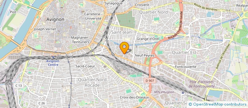 localisation de l'entreprise SOCIETE NOUVELLE DE BATIMENT à AVIGNON
