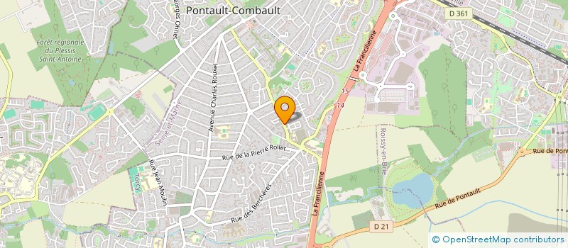 localisation de l'entreprise SOCIETE NOUVELLE DE BATIMENTS à PONTAULT-COMBAULT