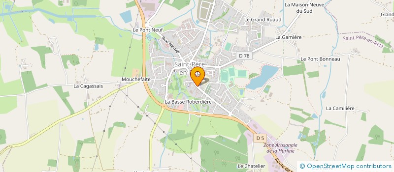 localisation de l'entreprise SOCIETE NOUVELLE DE CARROSSERIE ET DE MECANIQUE DE SAINT PERE PAR ABREVIATION SNCM à SAINT-PERE-EN-RETZ