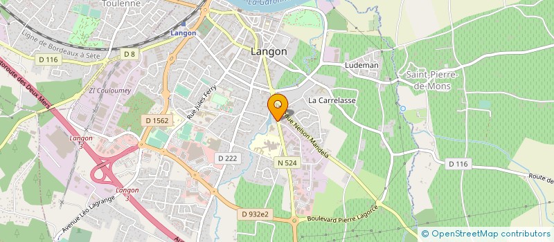 localisation de l'entreprise SOCIETE NOUVELLE DE CLIMATISATION à LANGON