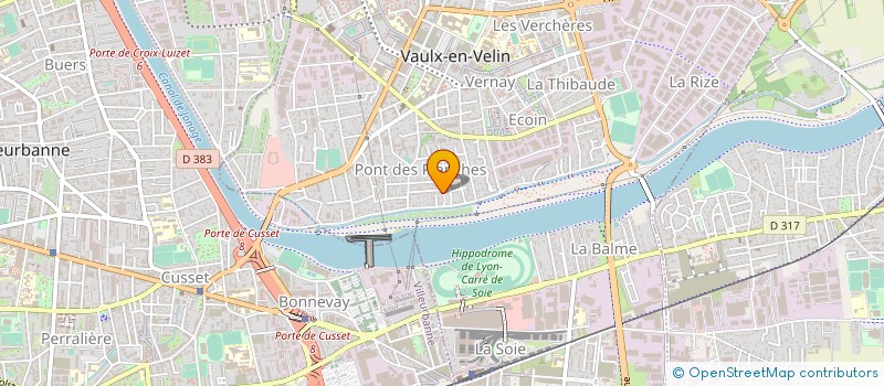 localisation de l'entreprise SOCIETE NOUVELLE DE CLOISONS SNC à VAULX-EN-VELIN