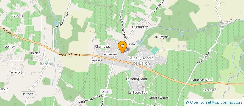 localisation de l'entreprise SOCIETE NOUVELLE DE CONSTRUCTION  SAINT-QUENTIN-DE-BARON