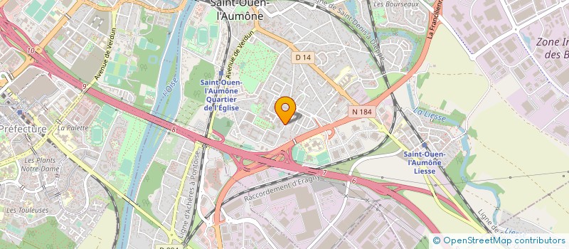 localisation de l'entreprise SOCIETE NOUVELLE DE CONSTRUCTION ET D'AMENAGEMENT à SAINT-OUEN-L'AUMONE