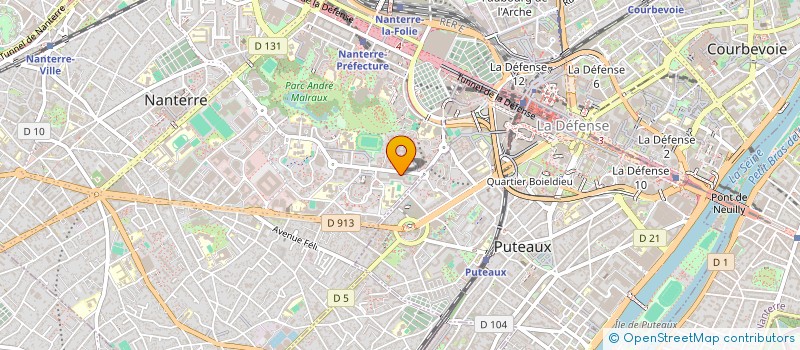 localisation de l'entreprise SOCIETE NOUVELLE DE CUISINE à NANTERRE