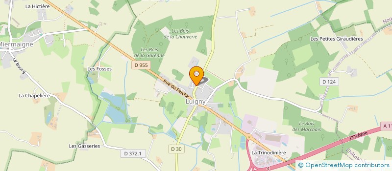 localisation de l'entreprise SOCIETE NOUVELLE DE DEVELOPPEMENT RURAL à LUIGNY