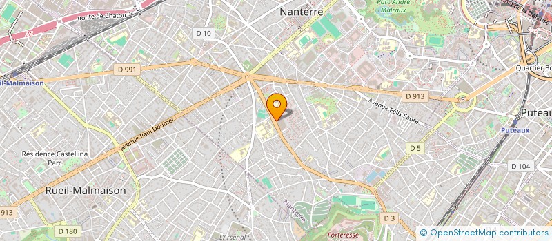 localisation de l'entreprise SOCIETE NOUVELLE DE DISTRIBUTION NANTERRIENNE SONODINA à NANTERRE