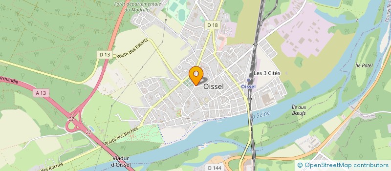 localisation de l'entreprise SOCIETE NOUVELLE DE FABRICATION  OISSEL