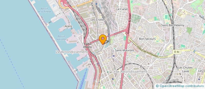 localisation de l'entreprise SOCIETE NOUVELLE DE FERMETURES à MARSEILLE